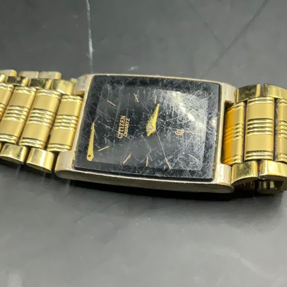 Citizen Tank Style Dress Watch with Black Dial - Picture 3 of 4